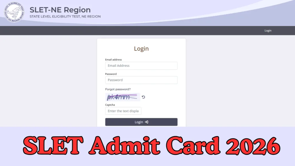 SLET Admit Card 2026: Download SET Hall Ticket, Exam Date, Instructions & Official Updates