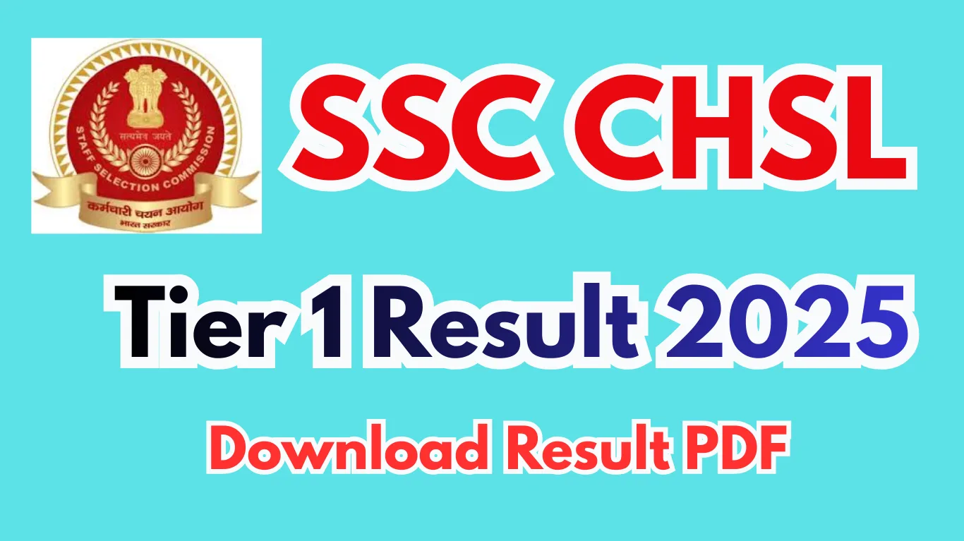 SSC CHSL Tier 1 Result 2025 Soon - Download Result @ssc.gov.in